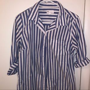 GAP Boyfriend style stripped shirt